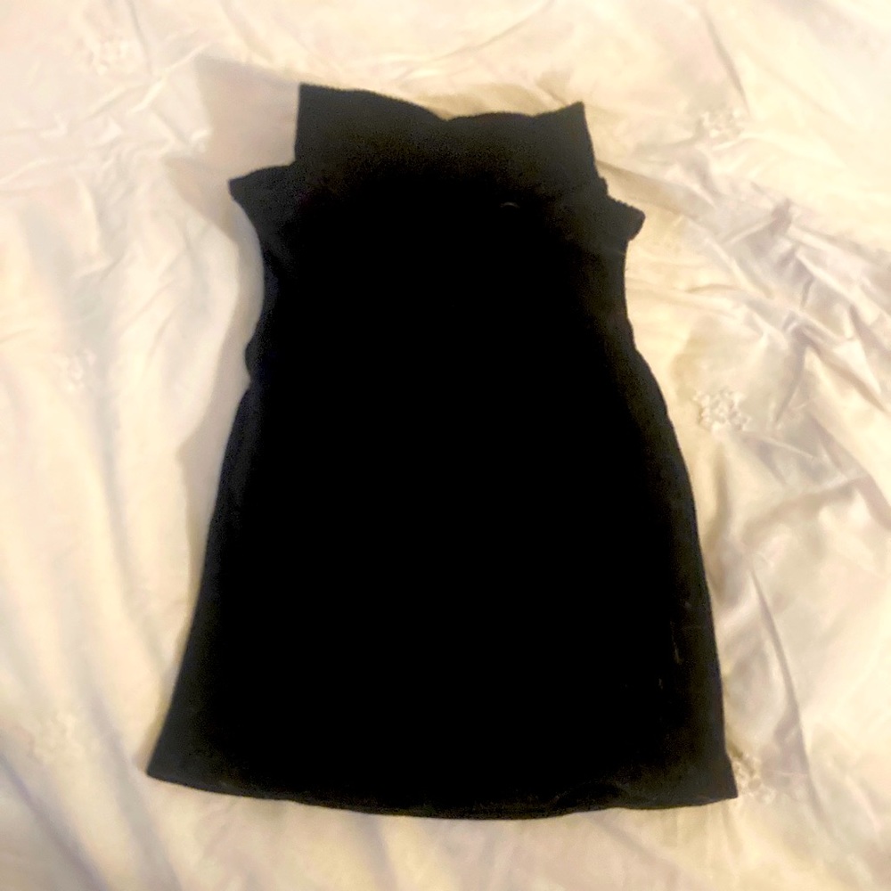 Black Ribbed Tank Top